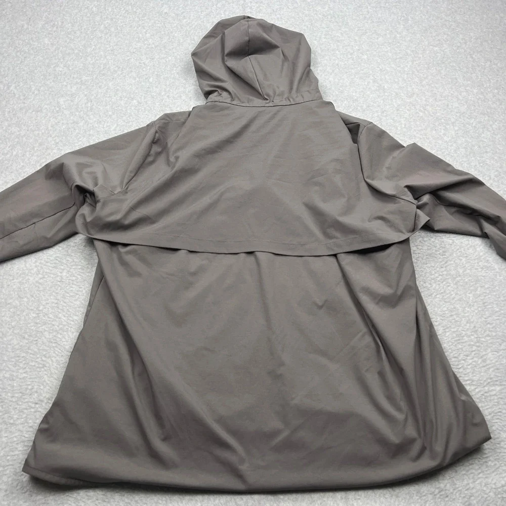 Adidas Ultimate365 Convertible Jacket Mens‎ XXL Gray Full Zip Hooded Windbreaker